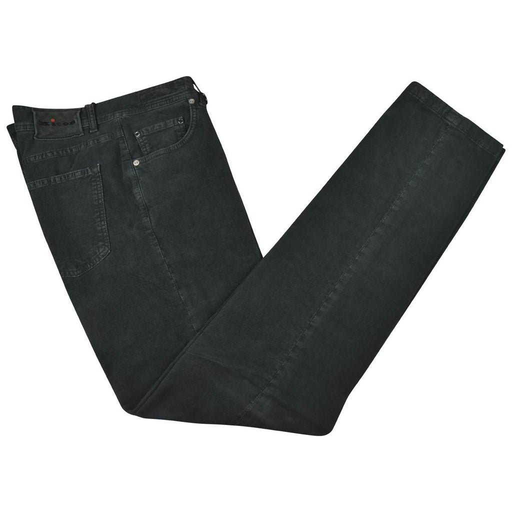 KITON Green Cotton Ea Jeans