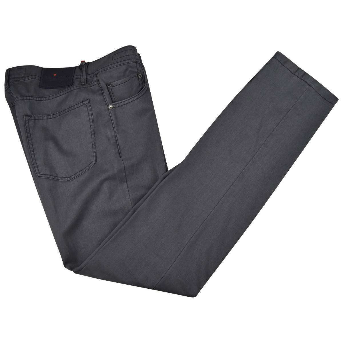 Kiton KITON Gray 100% Wool Jeans Gray 000