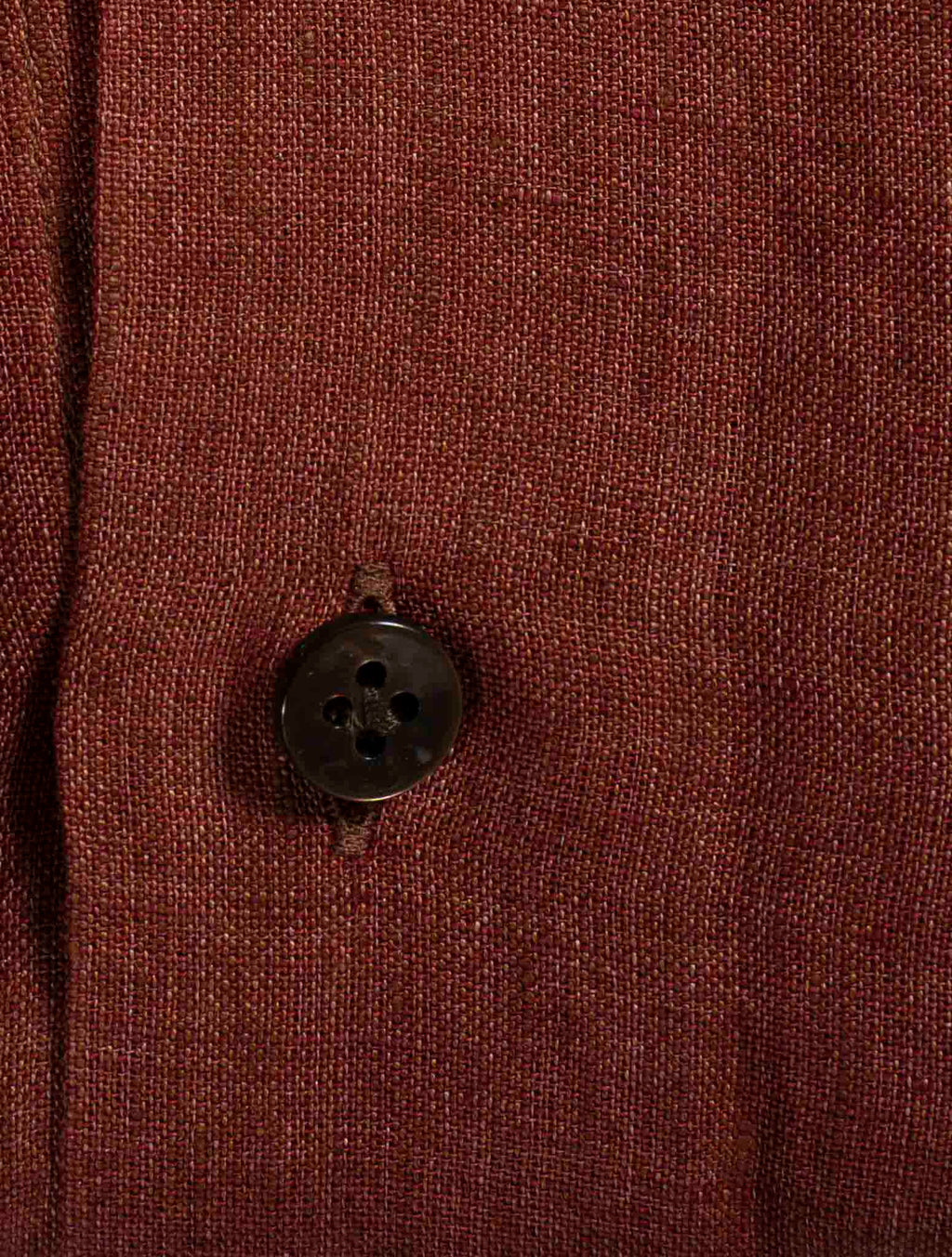 Barba Napoli Brown Linen Shirt