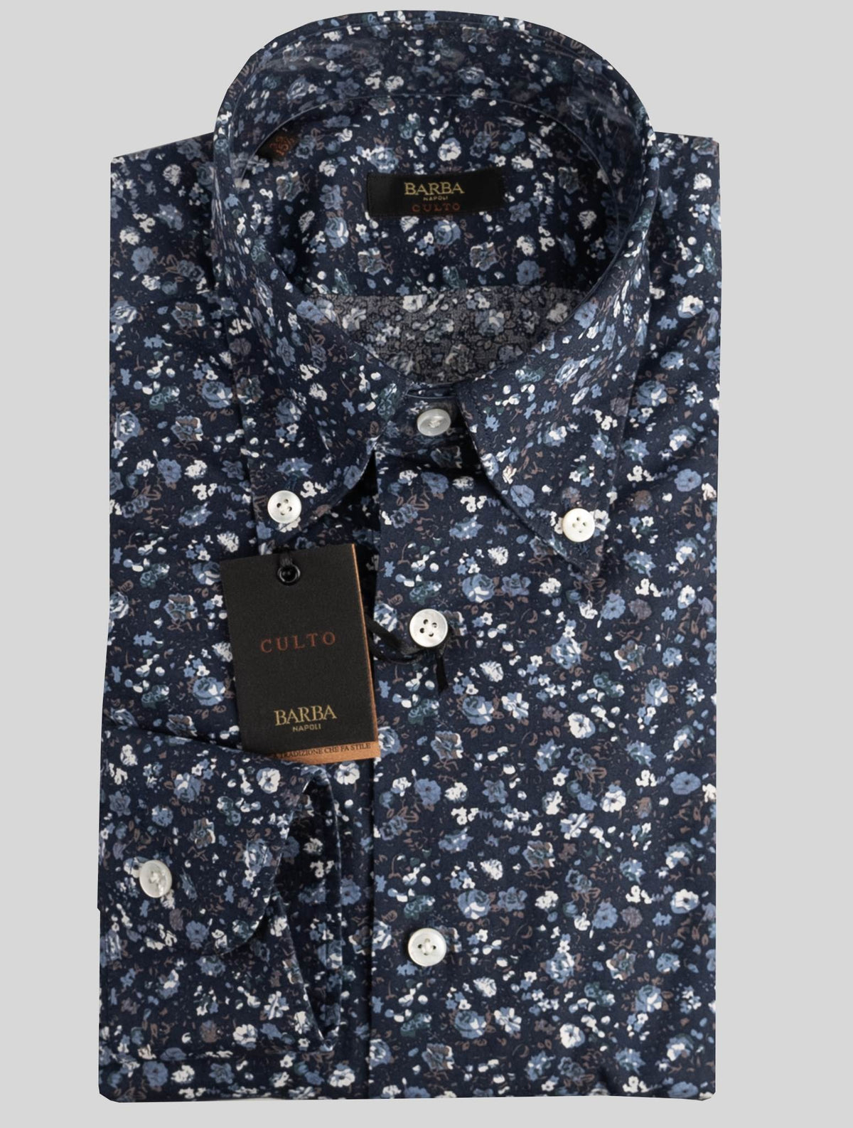 Barba Napoli Multicolor Cotton Shirts