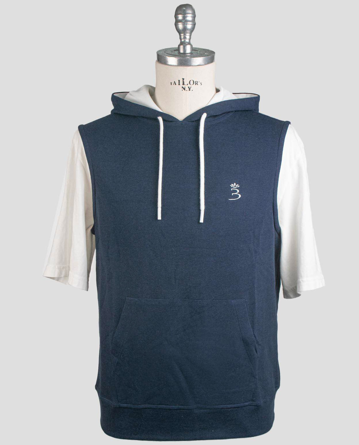 Barba Napoli Barba Napoli Dark Blue Cotton Pa Sweater Gilet Dark Blue 000