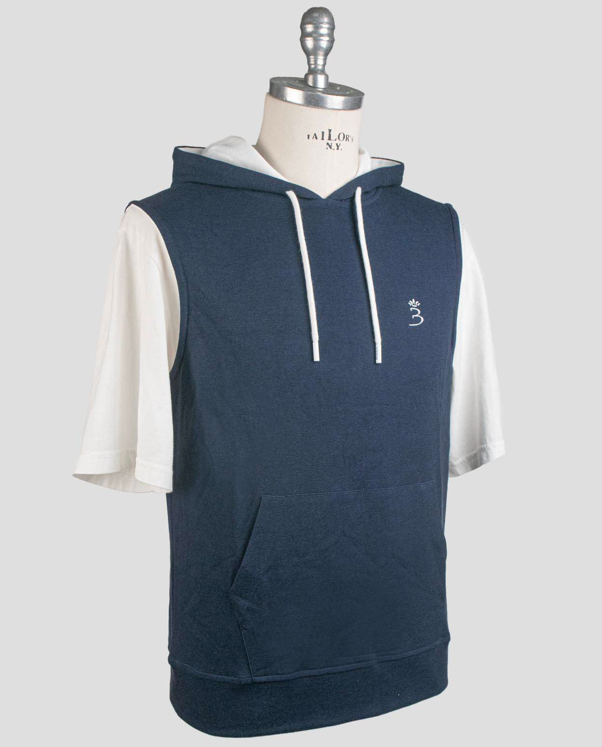 Barba Napoli Barba Napoli Dark Blue Cotton Pa Sweater Gilet Dark Blue 001