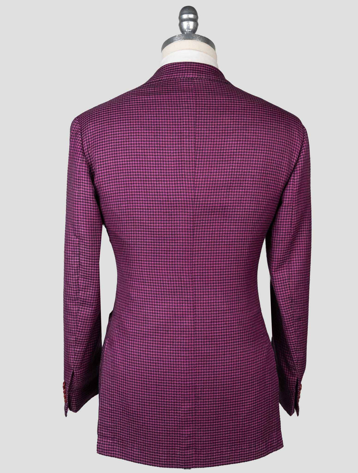 Kiton Violet Black Cashmere Silk Blazer