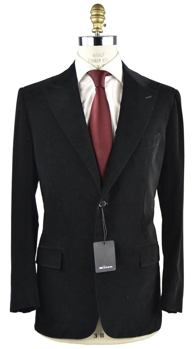 KITON Black Cotton Blazer