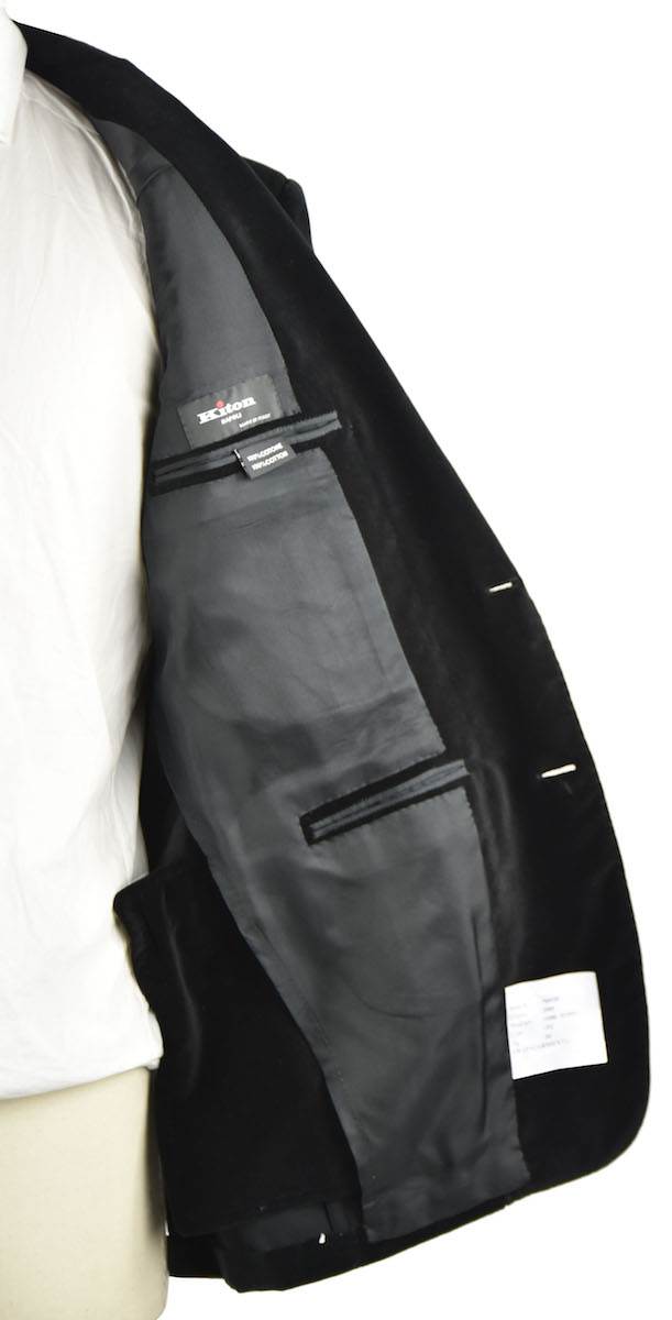 KITON Black Cotton Blazer