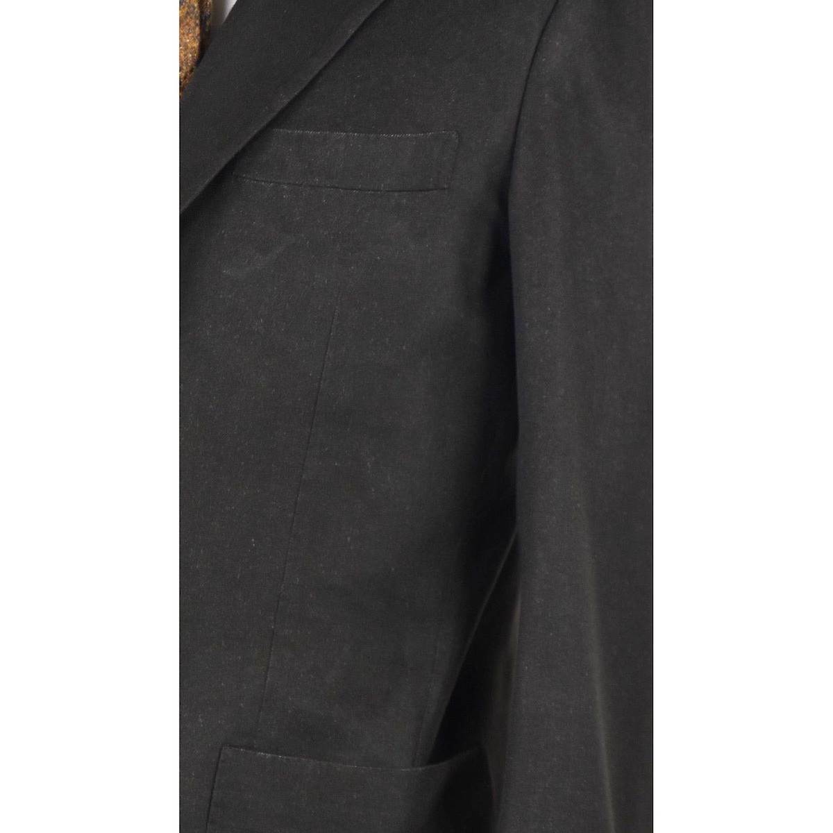 KITON Brown Vicuna Perù Silk Blazer