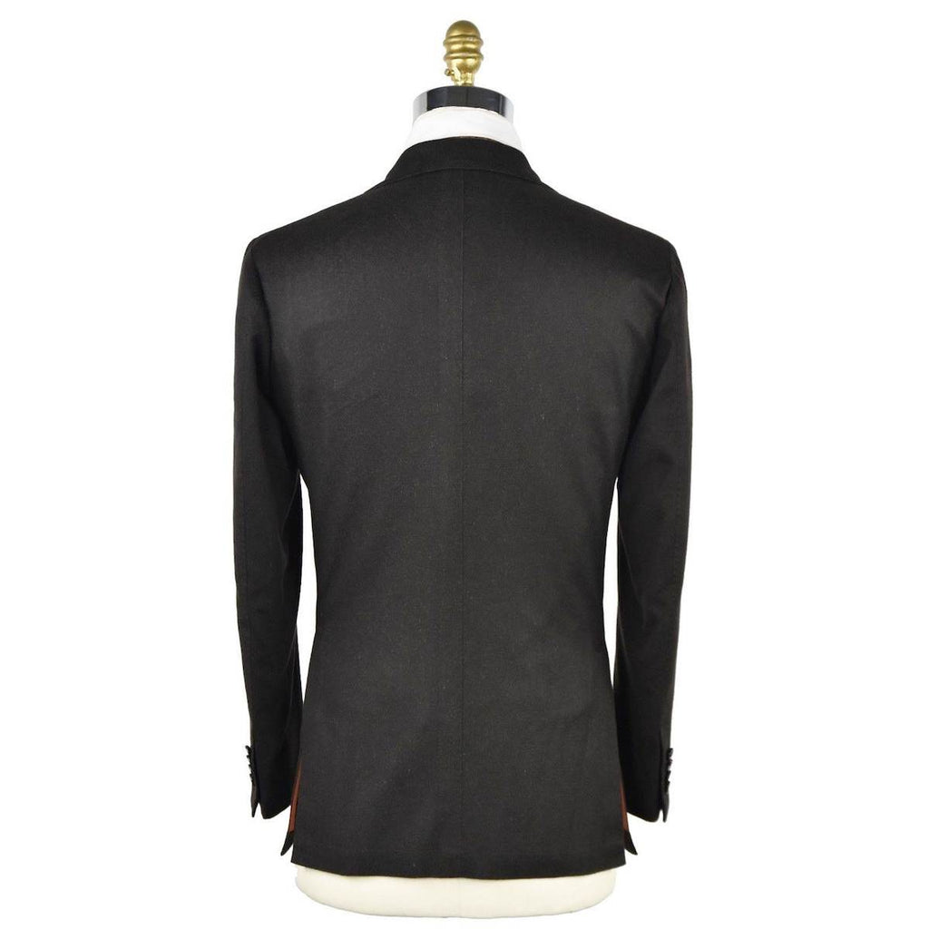 KITON Brown Vicuna Perù Silk Blazer