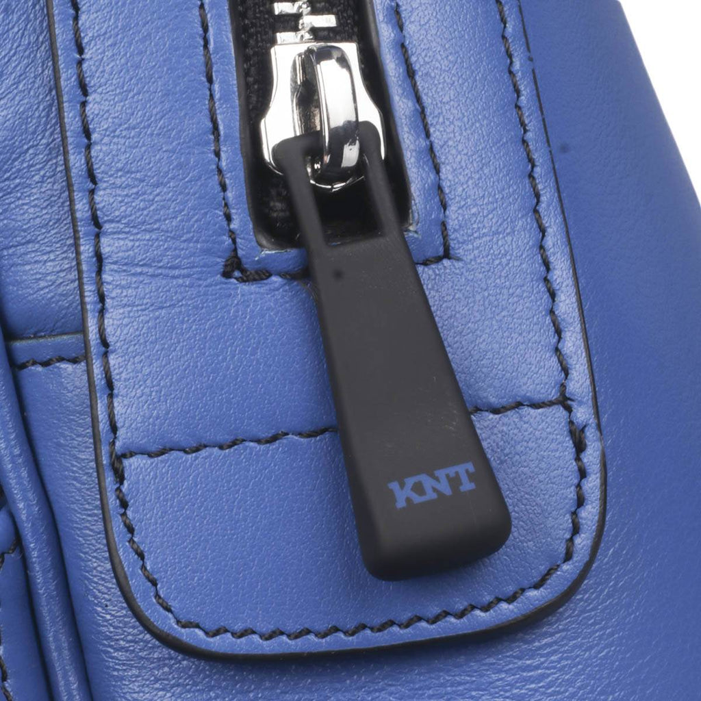 KNT KITON Blue Leather Backpack