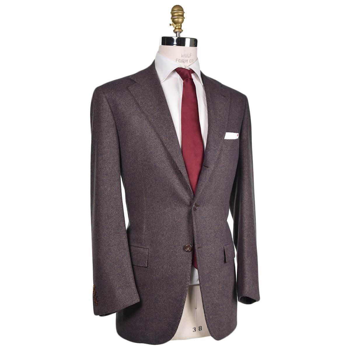 Kiton KITON Brown Vicuna Blazer Brown 001