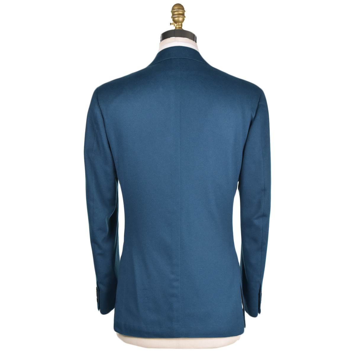 KITON Green Blue Vicuna Silk Blazer