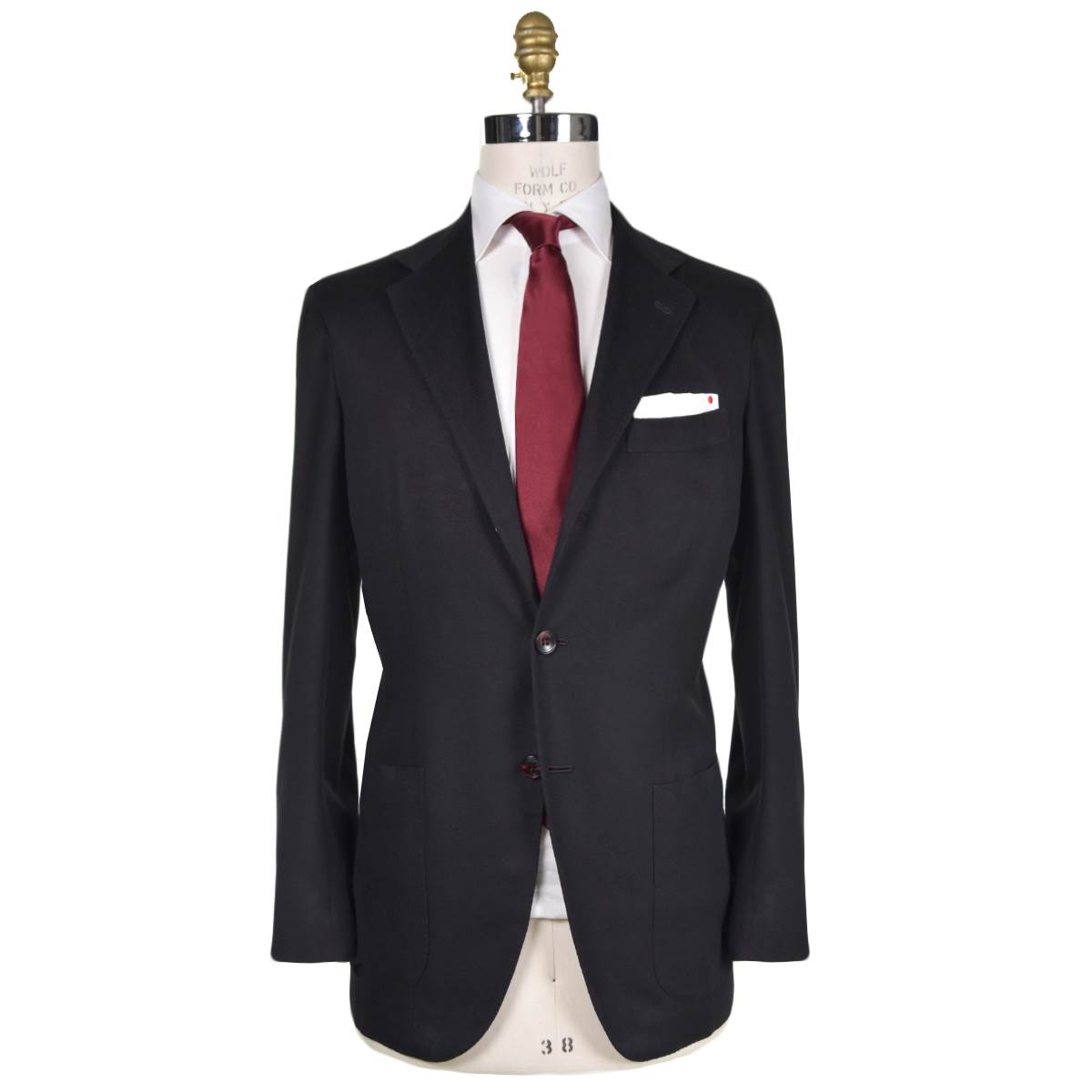 Kiton KITON Black Vicuna Silk Blazer Black 000