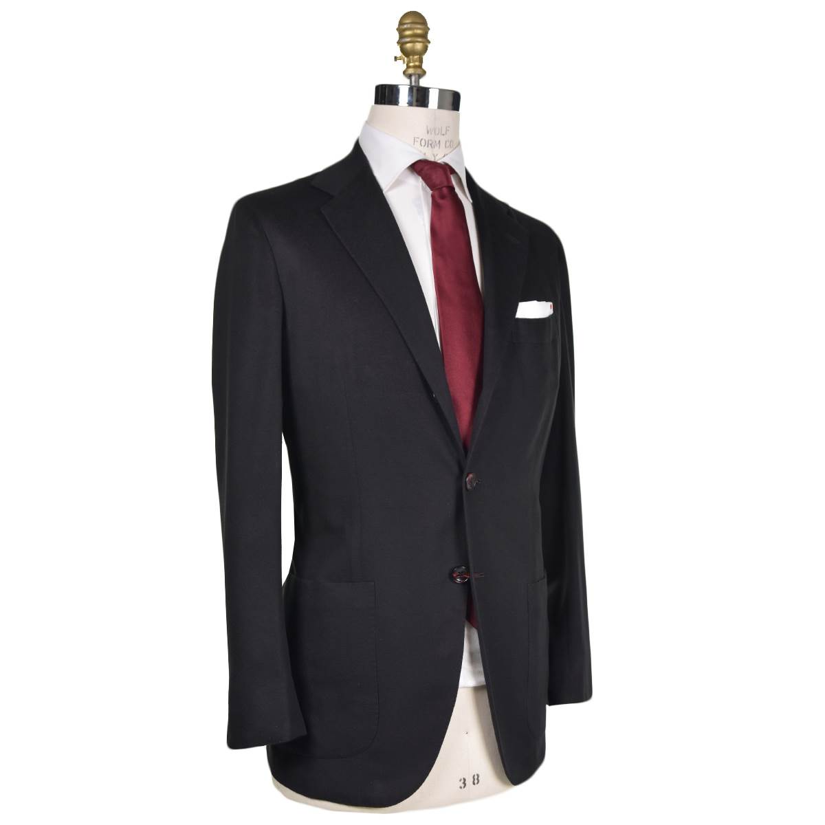 Kiton KITON Black Vicuna Silk Blazer Black 001