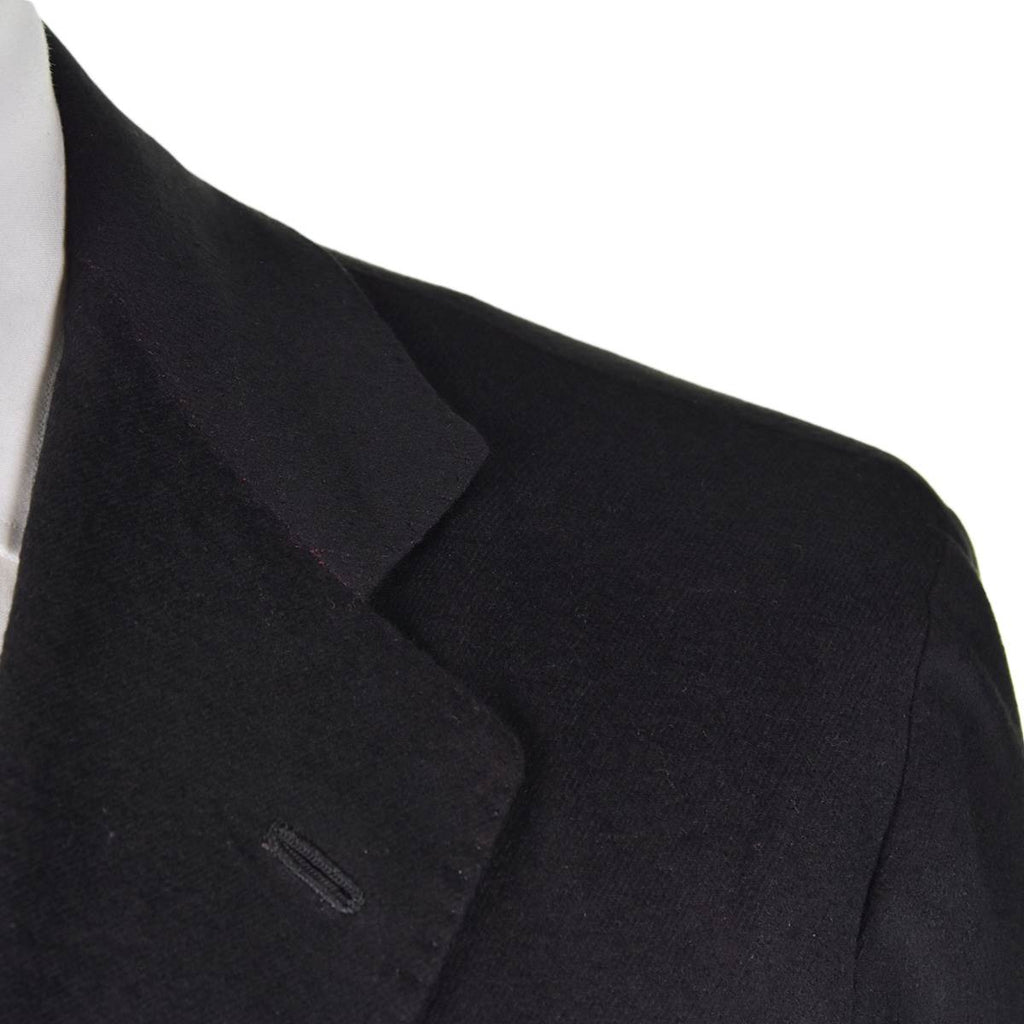 KITON Black Vicuna Silk Blazer