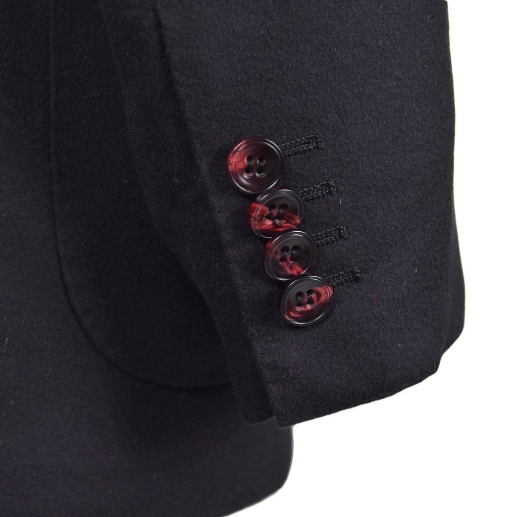 KITON Black Vicuna Silk Blazer
