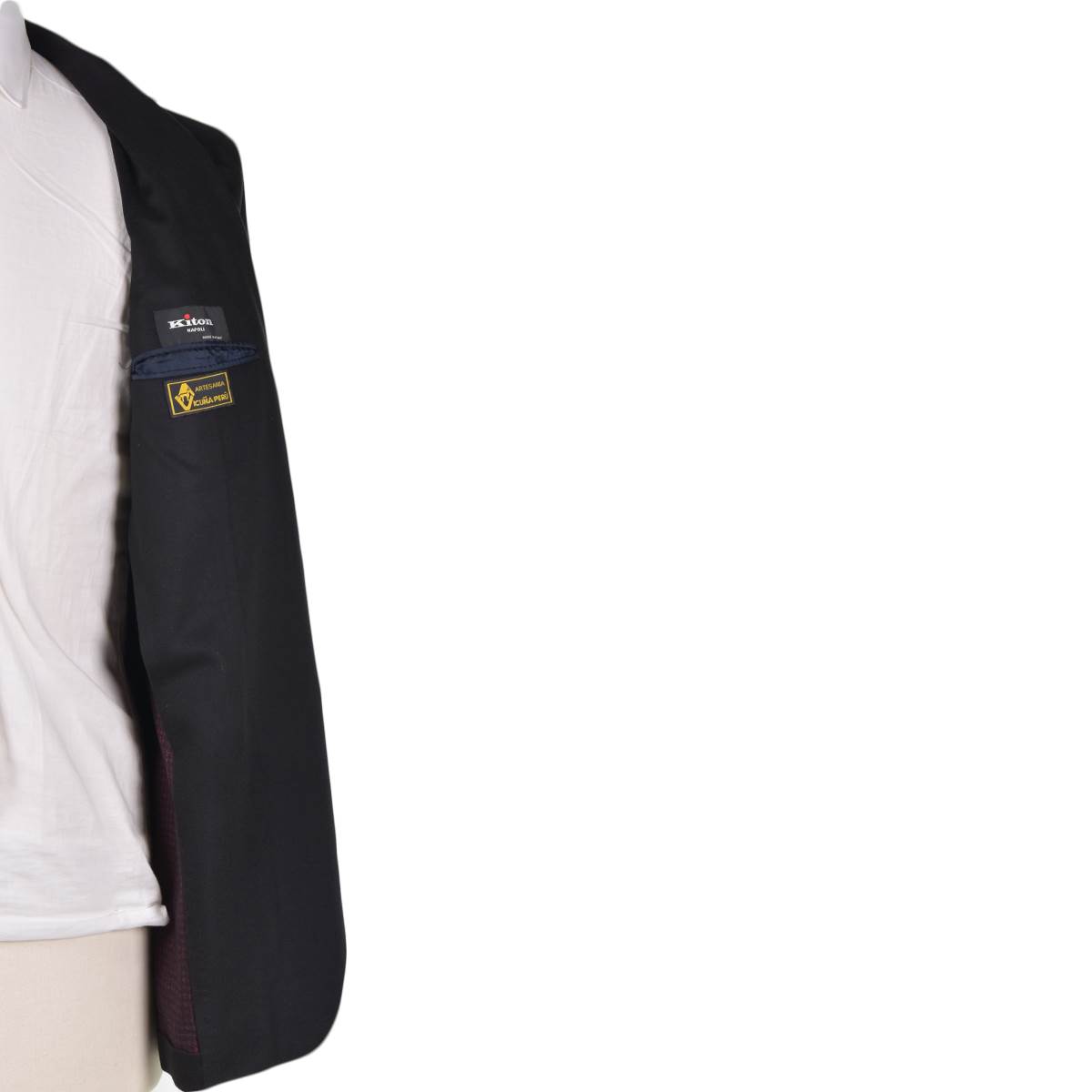 KITON Black Vicuna Silk Blazer