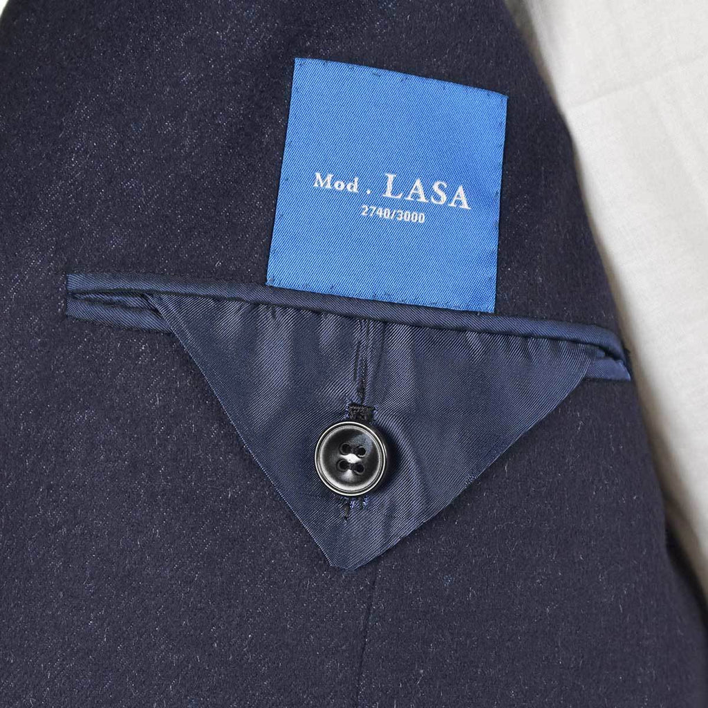 KITON Blue Vicuna Silk Blazer