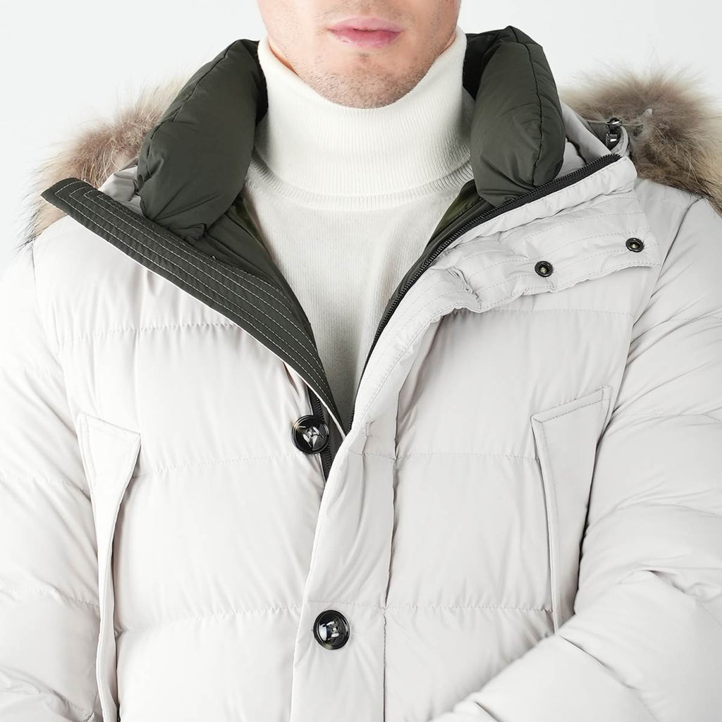KITON Gray Pa Ea Fur Coat