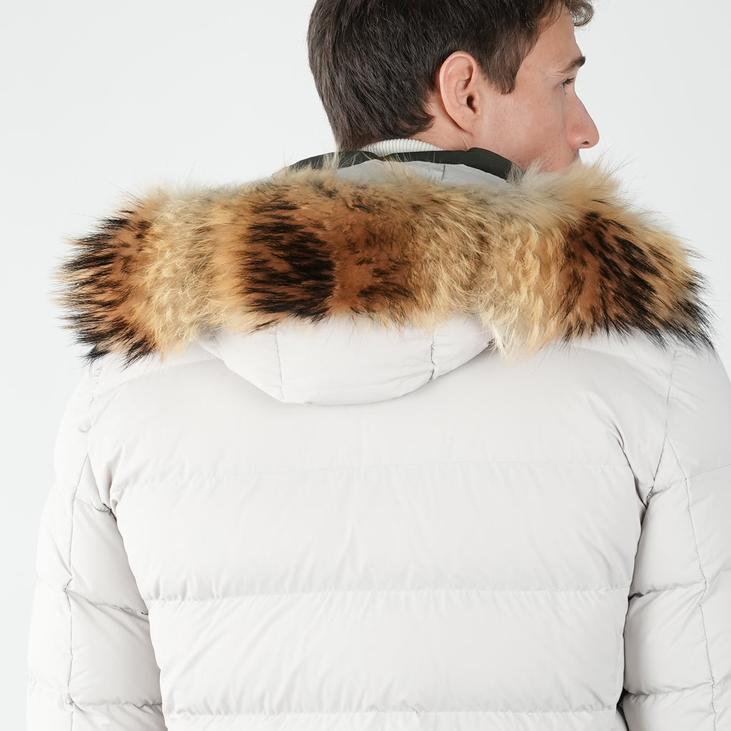 KITON Gray Pa Ea Fur Coat