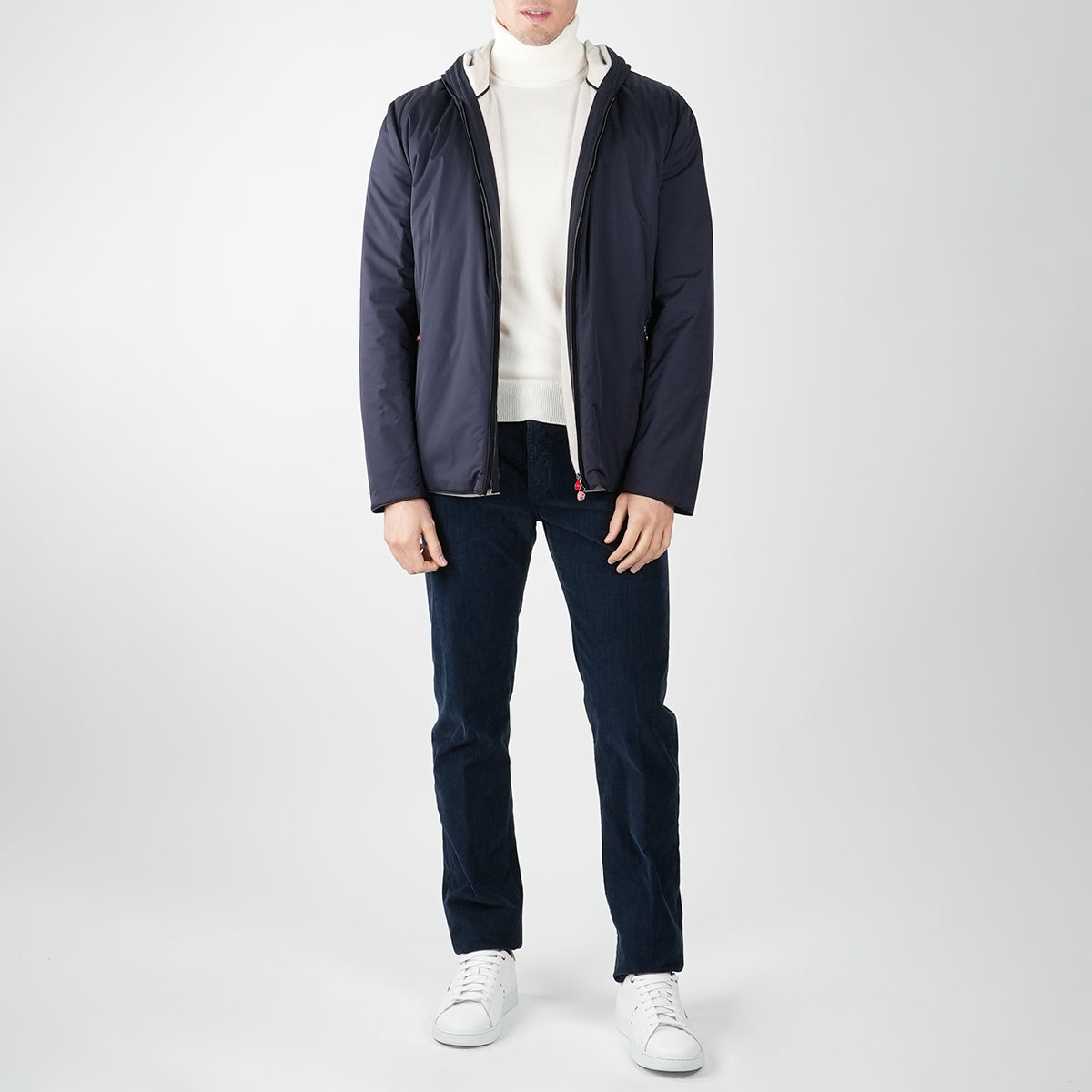 KITON Blue Pa Pu Coat