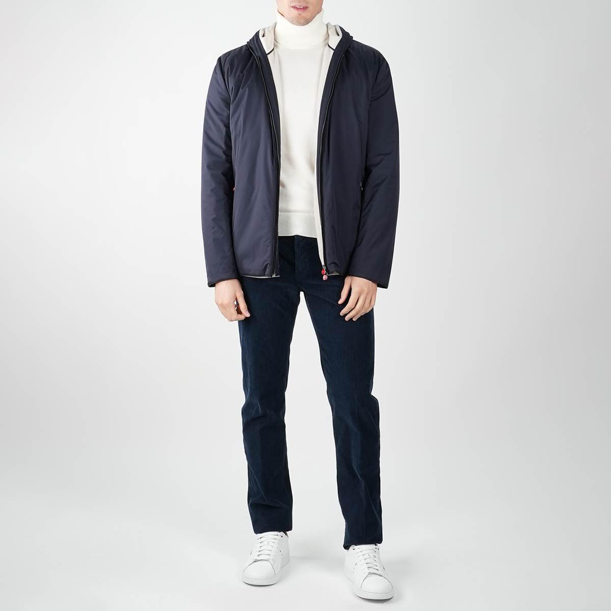Kiton KITON Blue Pa Pu Coat Blue 001