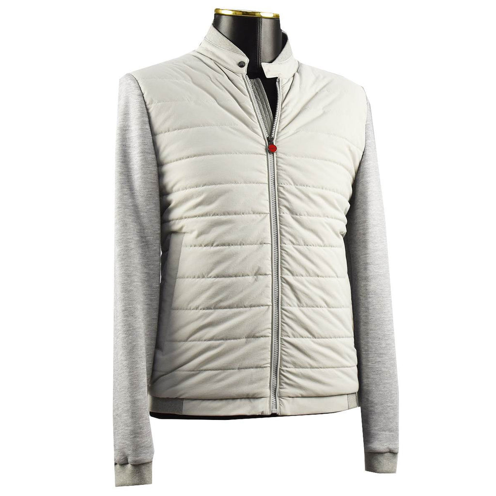 Kiton KITON Gray Cotton Pl Pa Ea Coat Gray 001
