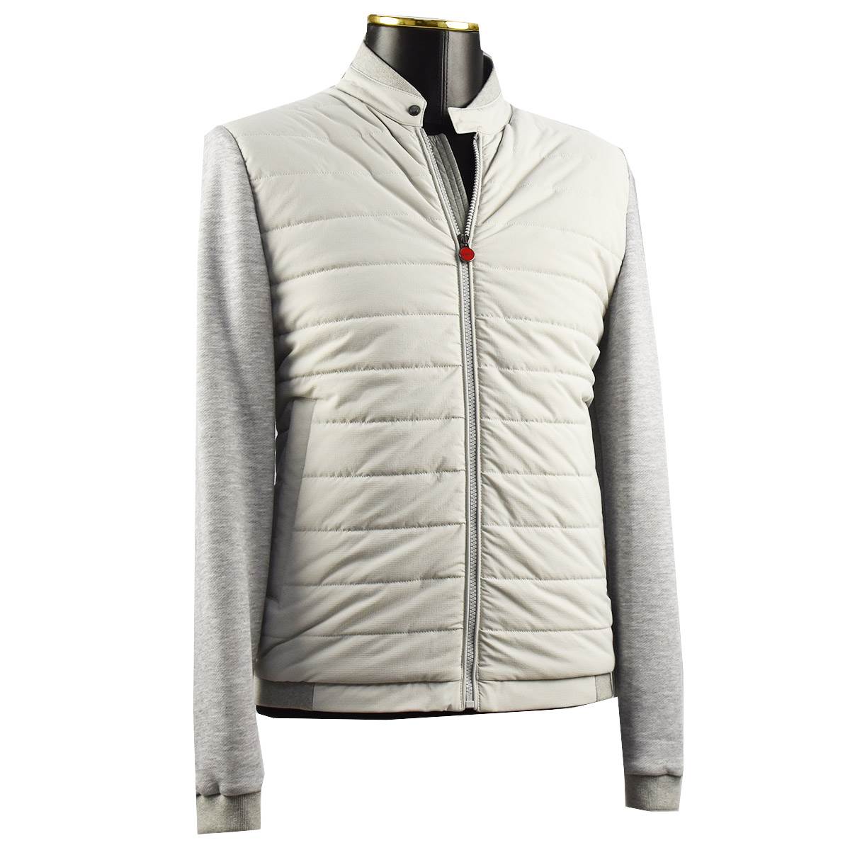 Kiton KITON Gray Cotton Pl Pa Ea Coat Gray 001