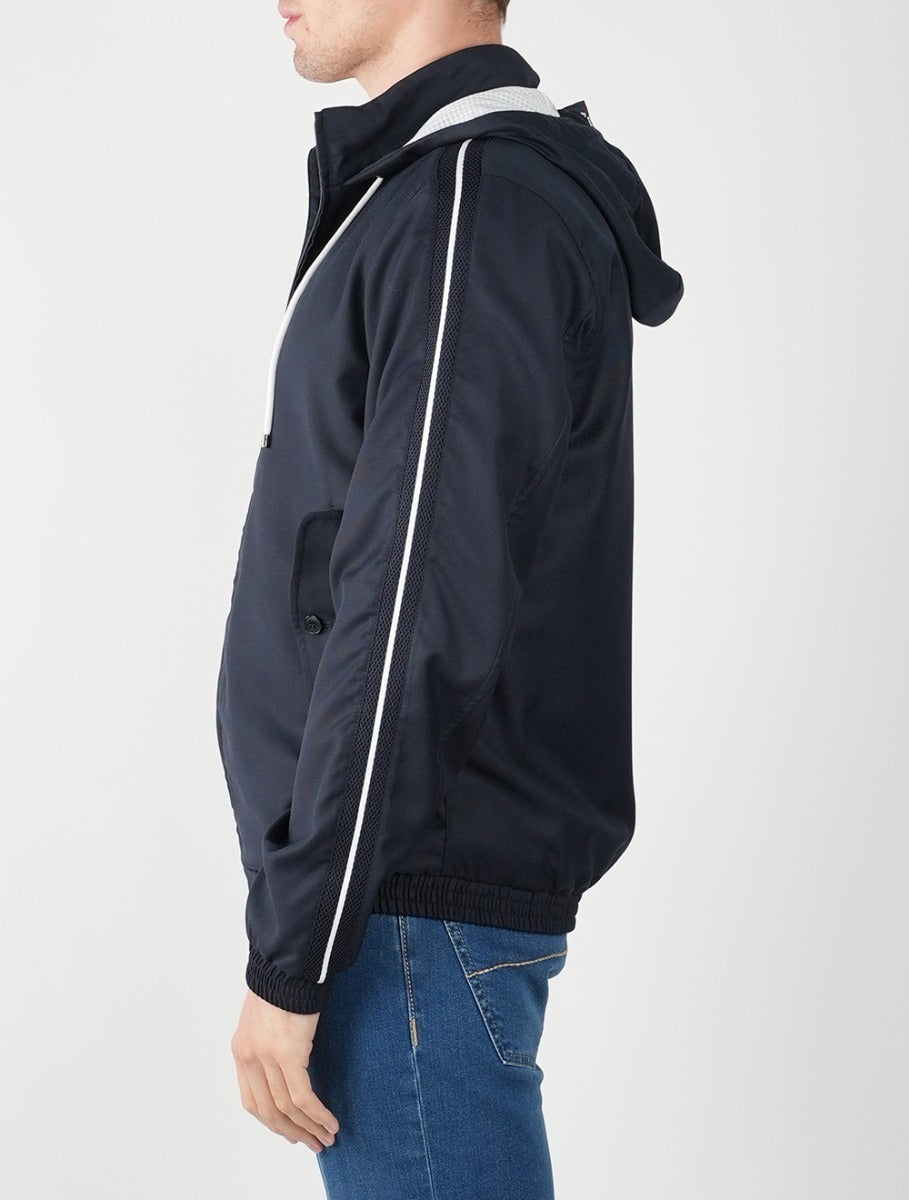 KITON Blue Virgin Wool Pa Coat