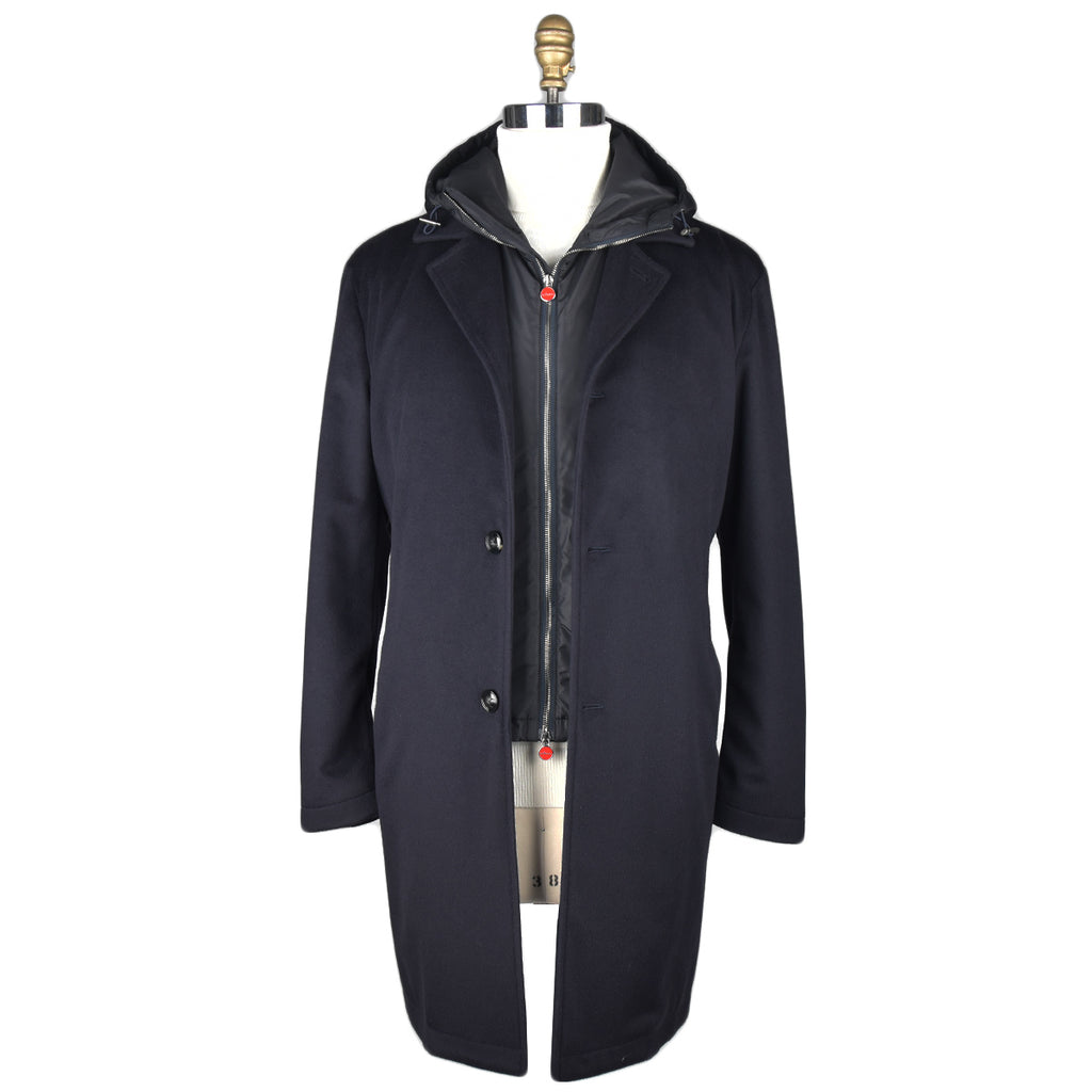 Kiton Blue Vicuna Overcoat
