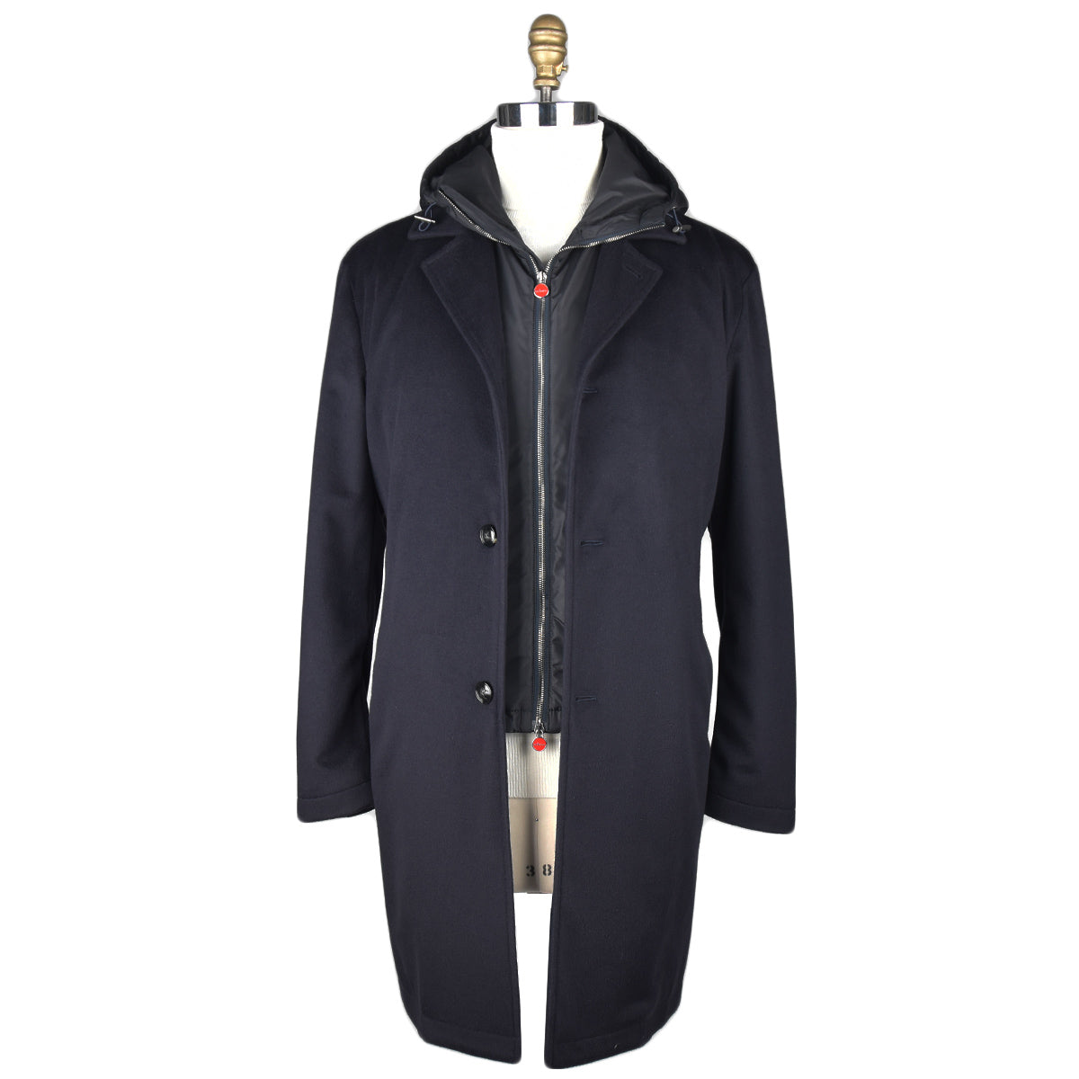 Kiton Blue Vicuna Overcoat