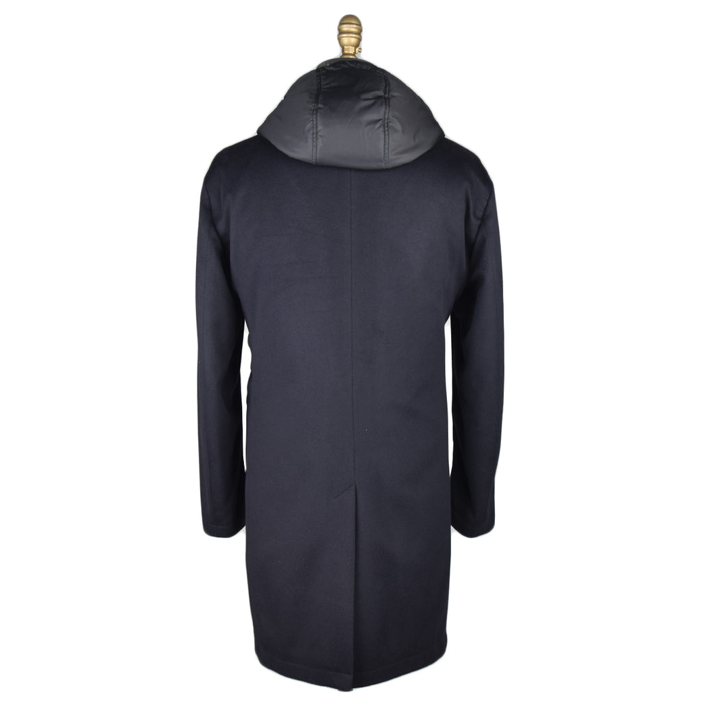 Kiton Blue Vicuna Overcoat