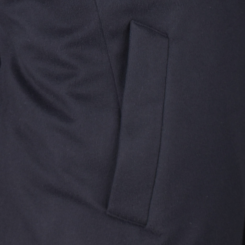 Kiton Blue Vicuna Overcoat