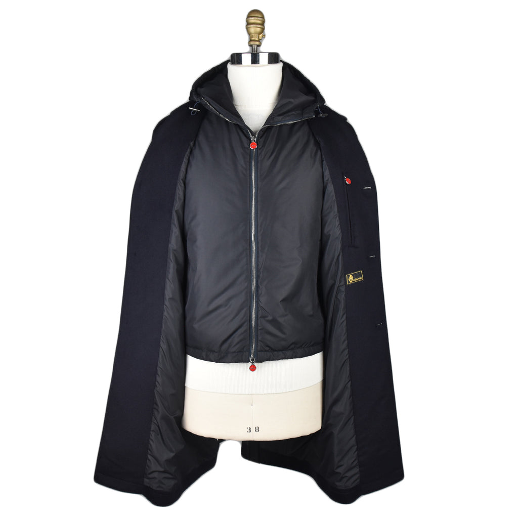 Kiton Blue Vicuna Overcoat