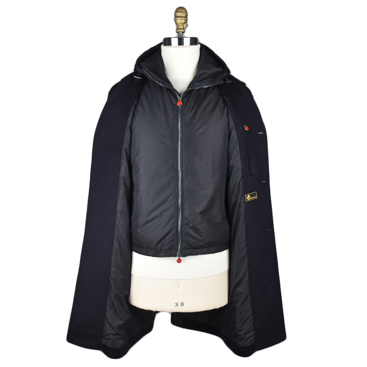 Kiton Blue Vicuna Overcoat