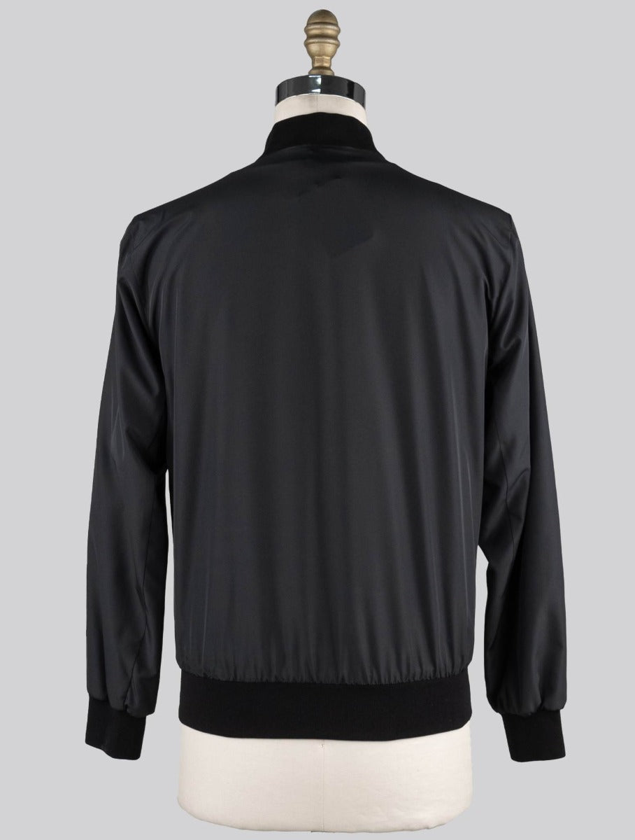 Kiton Black Pl Coat