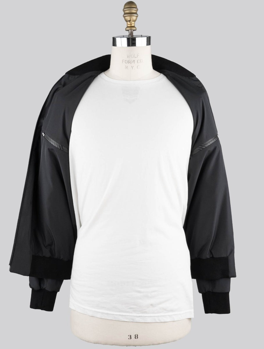 Kiton Black Pl Coat