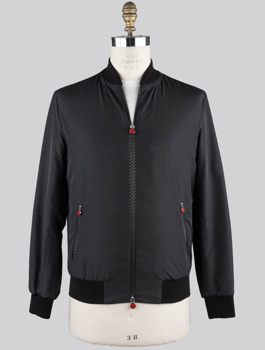 Kiton Black Pl Coat