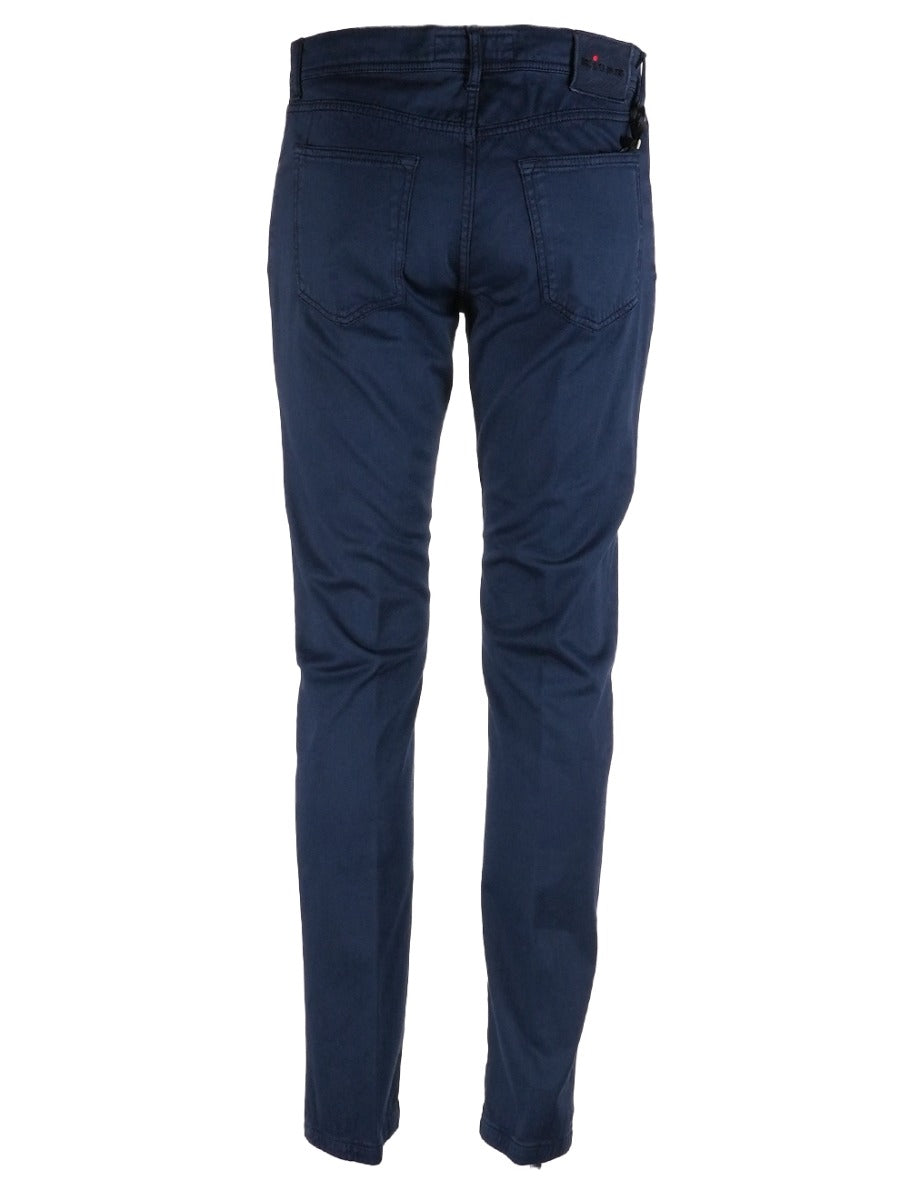 Kiton Blue Cotton Ea Jeans