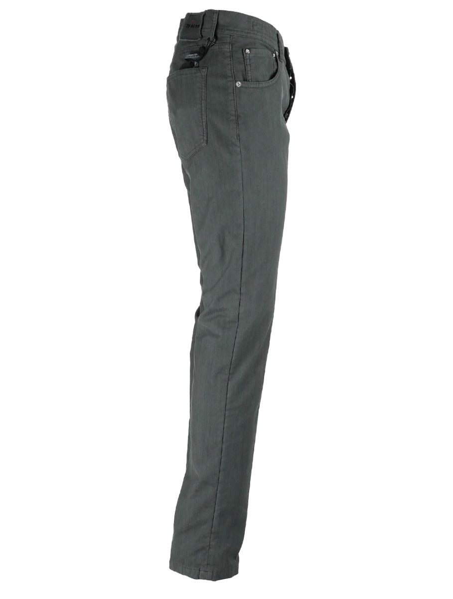Kiton Gray Cotton Ea Jeans