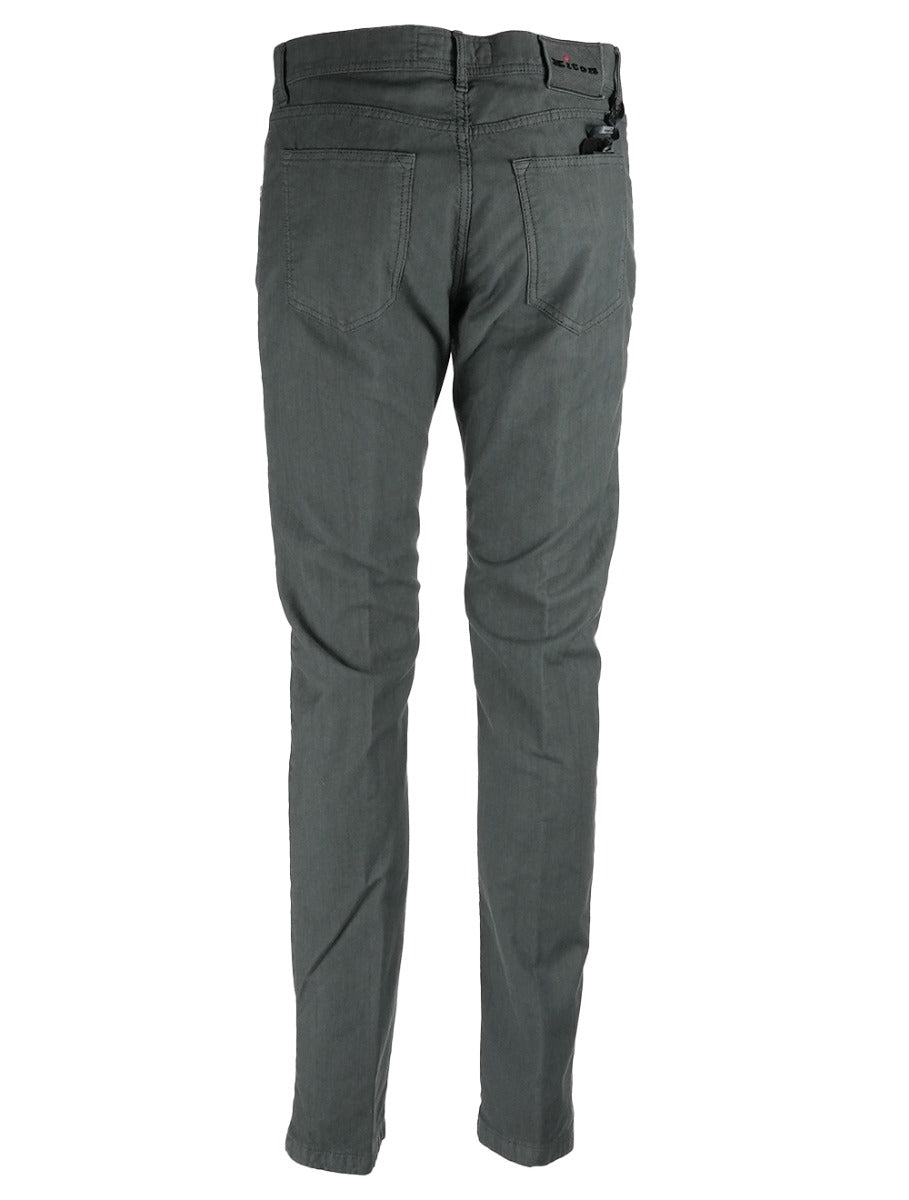 Kiton Gray Cotton Ea Jeans