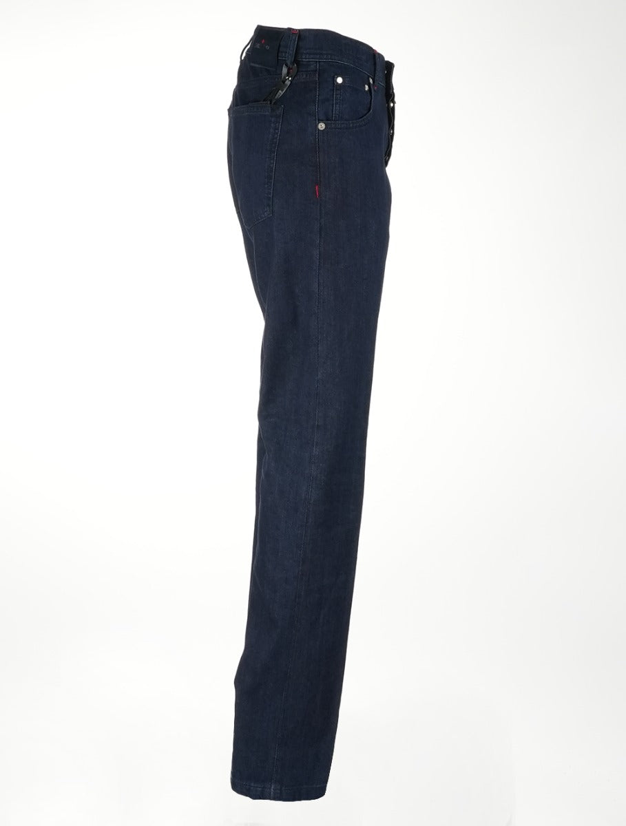 Kiton Blue Cotton Jeans