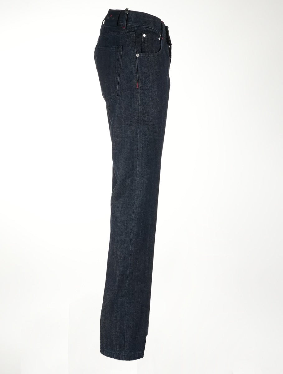 Kiton Blue Cotton Jeans