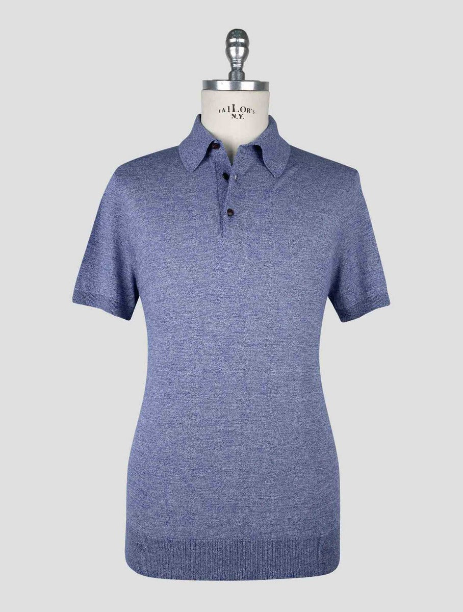 Kiton  Blue Violet Cotton Polo