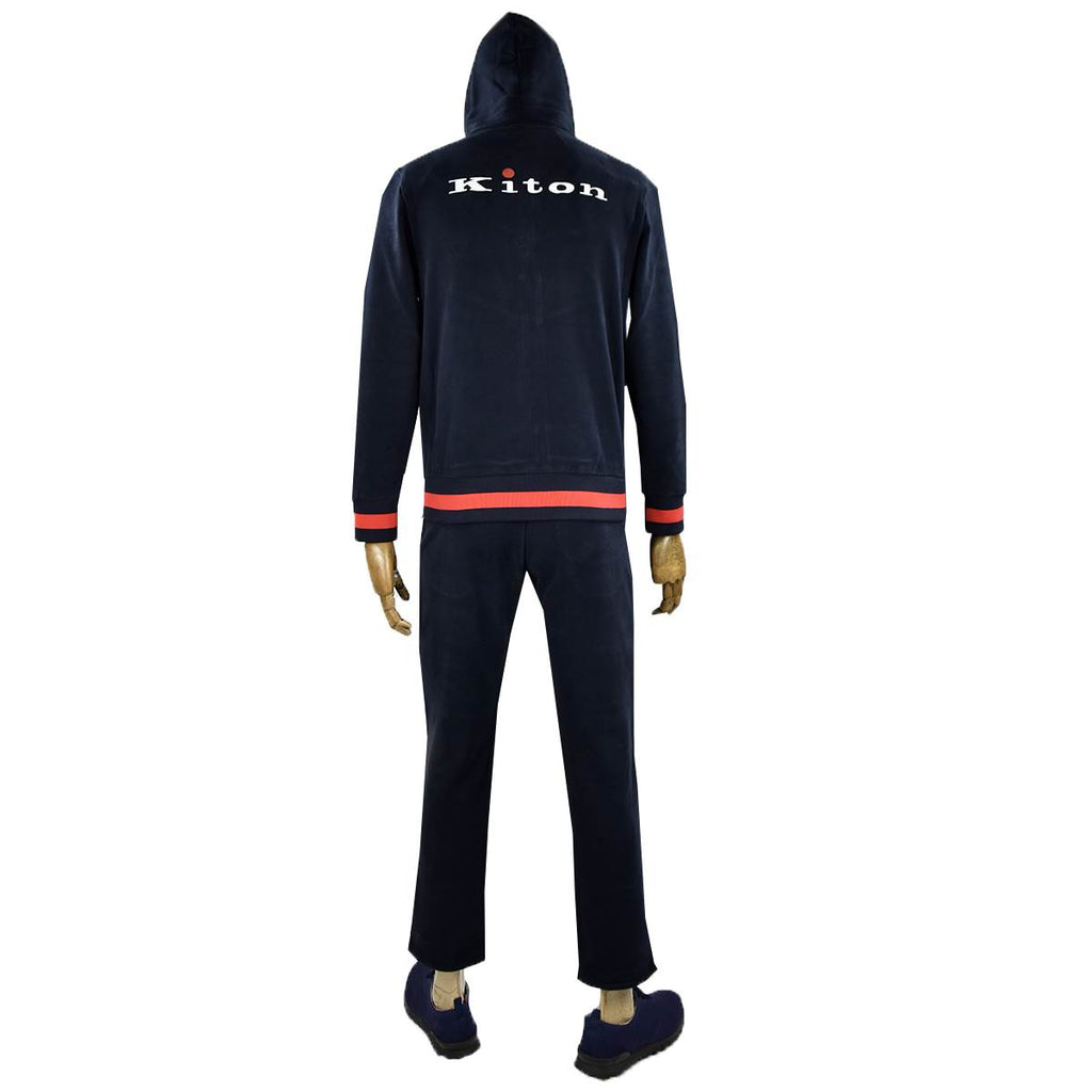 KITON Blue Cotton Tracksuit