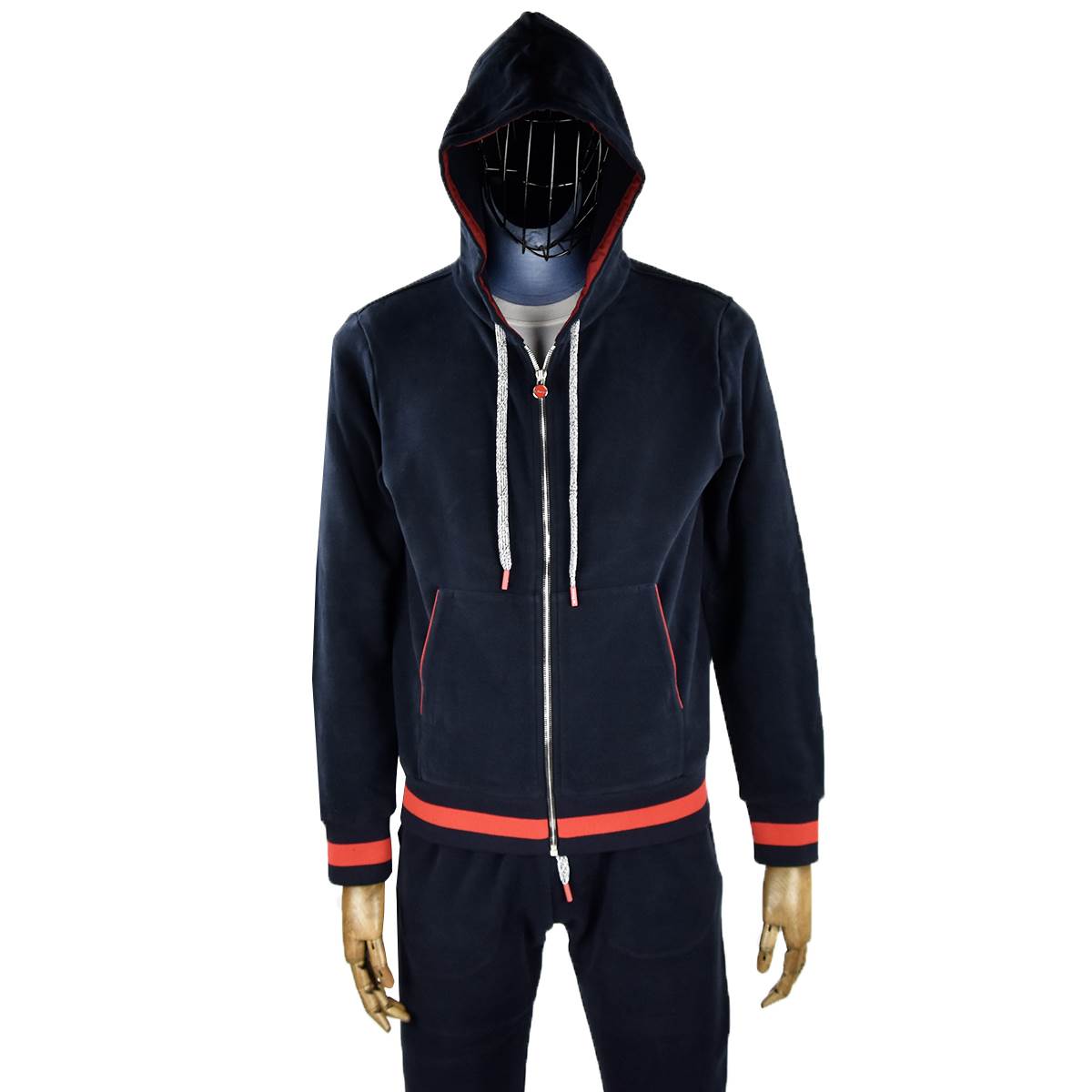 KITON Blue Cotton Tracksuit