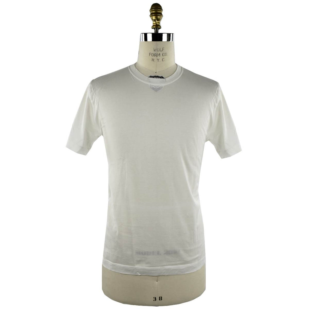 Kiton KITON White Cotton T-shirt White 000