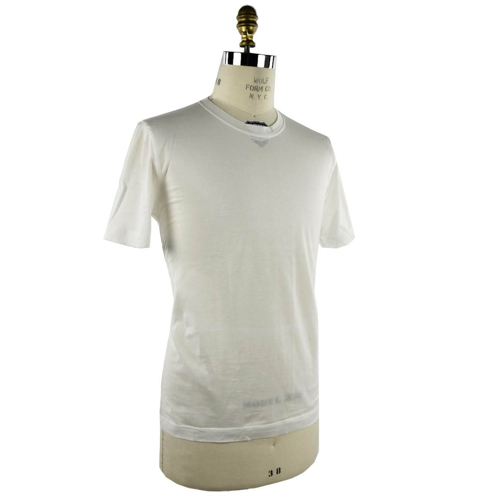 Kiton KITON White Cotton T-shirt White 001