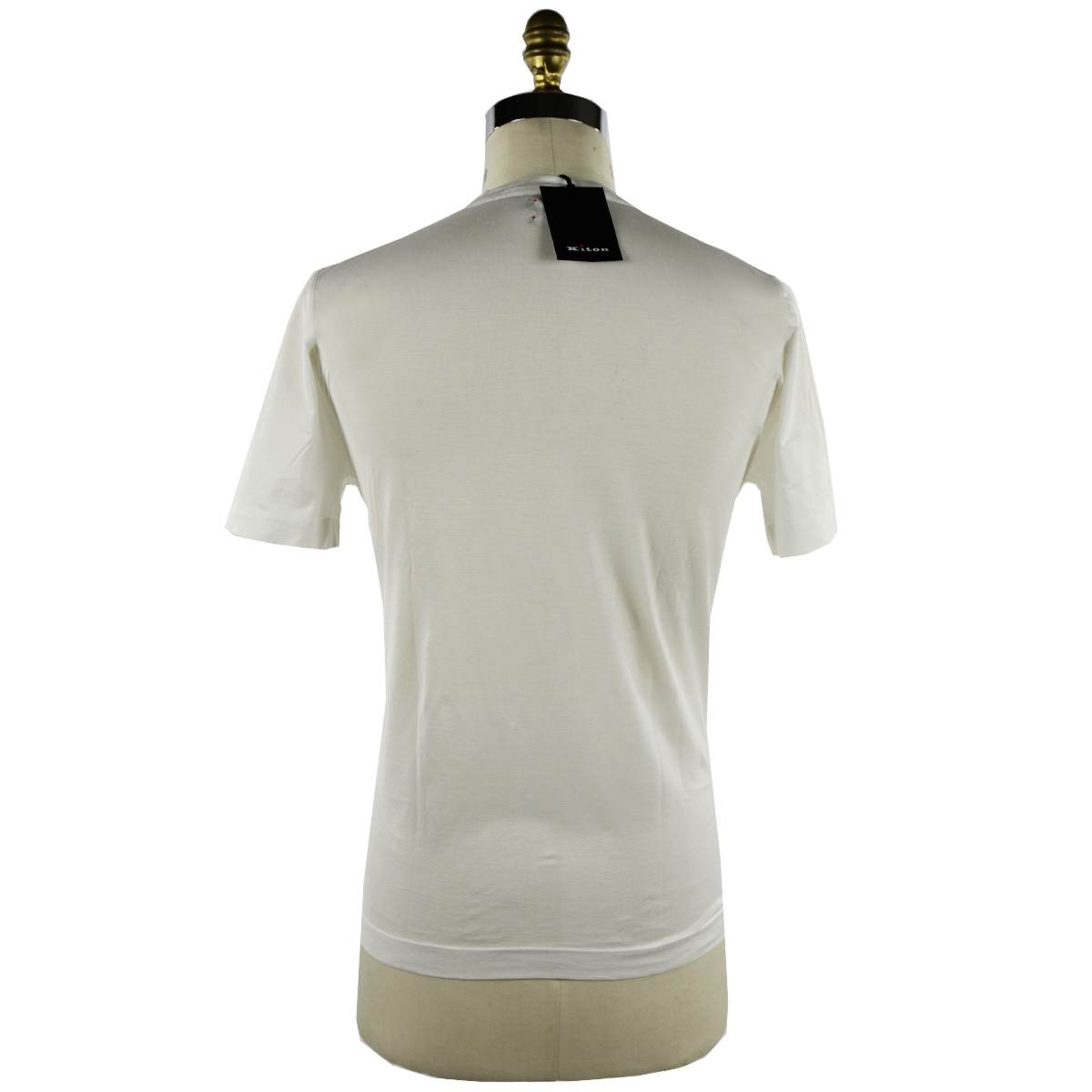 KITON White Cotton T-shirt