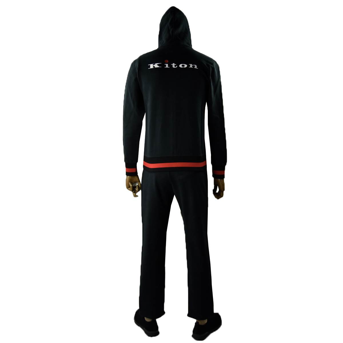 KITON Black Cotton Tracksuit