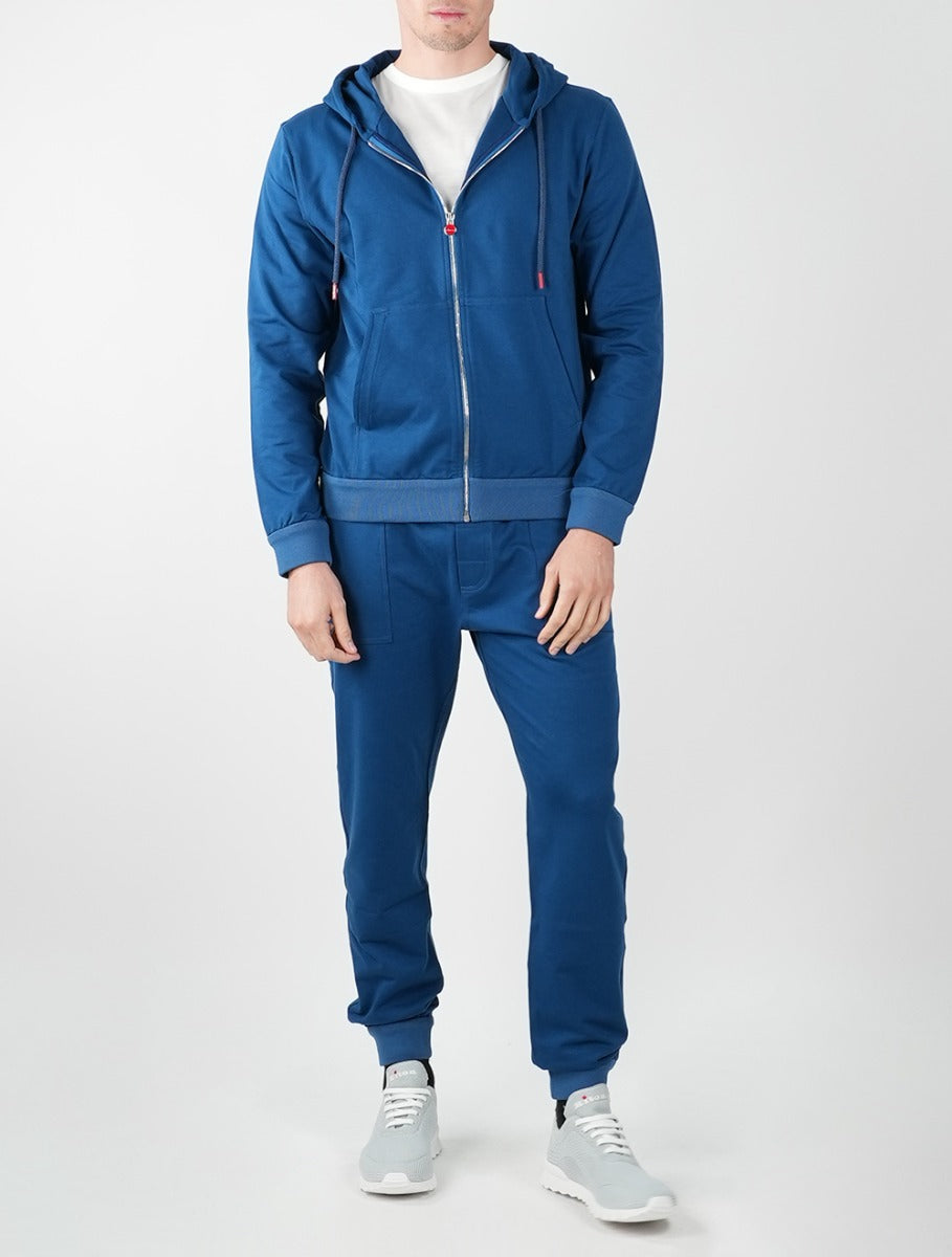 Kiton Blue Cotton Ea Tracksuit