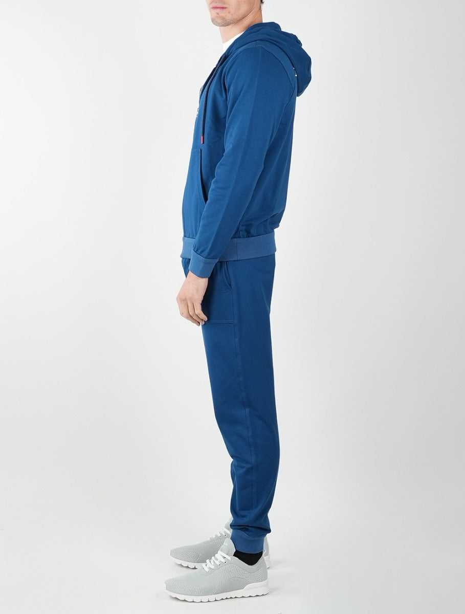 Kiton Blue Cotton Ea Tracksuit